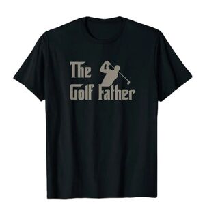 The Golf Father Black Port & Co Shirt Mens Size XL Godfather Movie Fathers Day